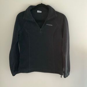 Columbia fleece pullover - XS - black